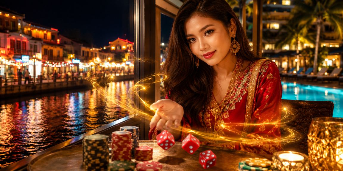 Gambaran permainan dadu casino tradisional